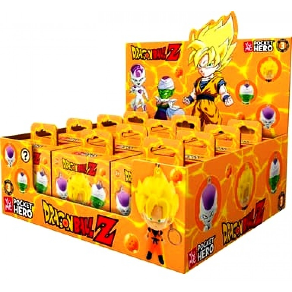 Dragon Ball Z 3D Pocket Hero Keychains | Collectible Figure Keyring