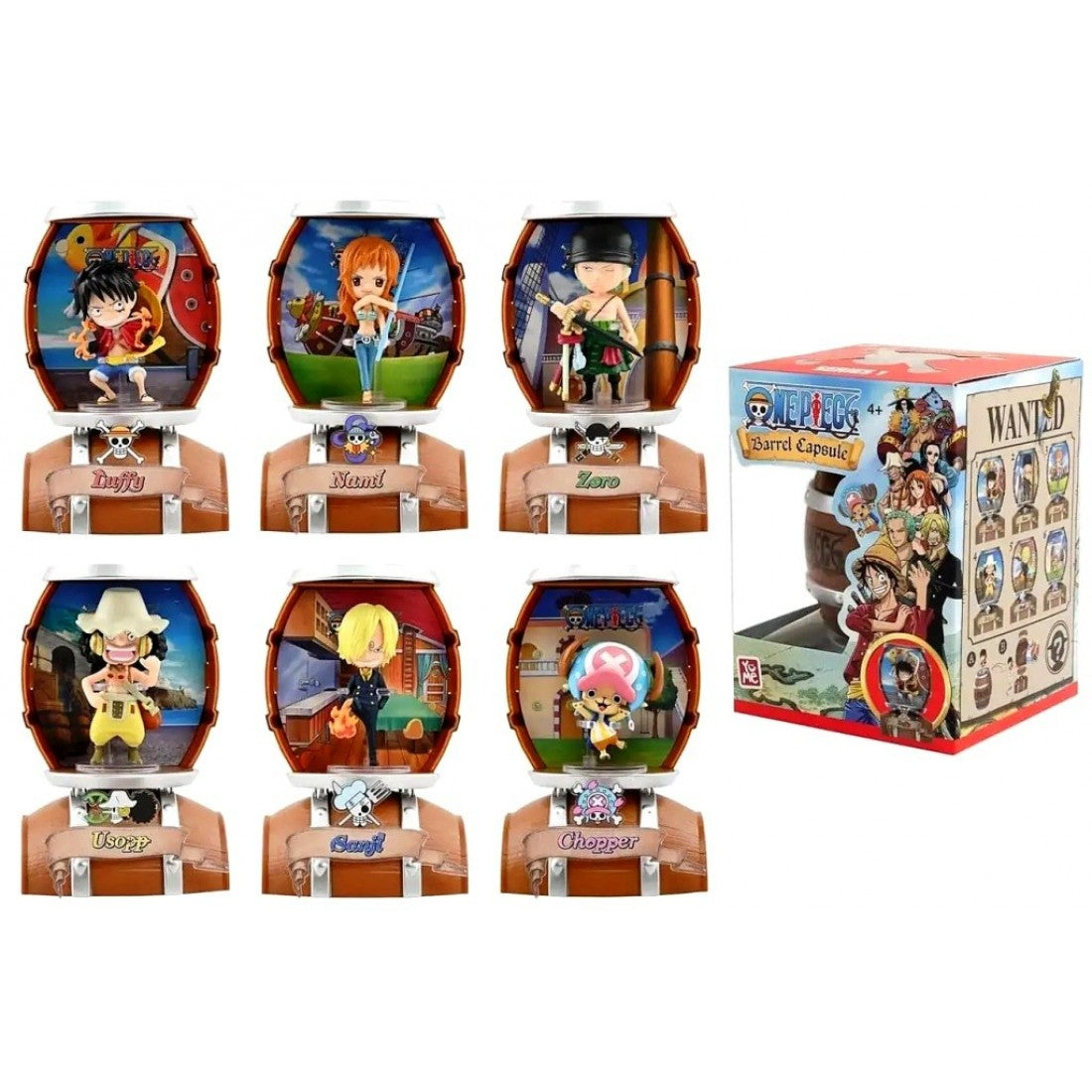 One Piece Barrel Mystery Capsules | Blind Box Collectible Figures