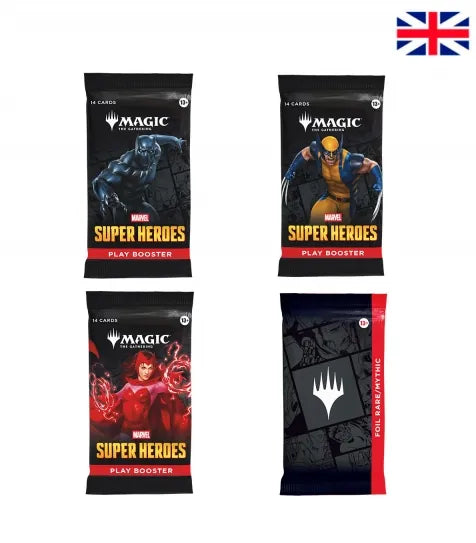 Magic: The Gathering – Marvel Super Heroes Play Booster Display 30 Packs (Pre-Order)